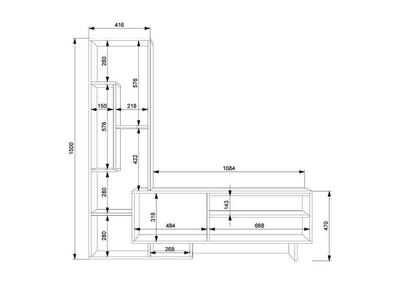 Вітальня 57 FlashNika Mebel