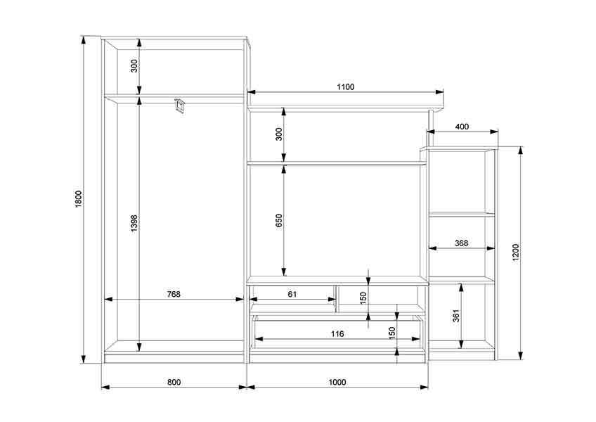 Вітальня 59 FlashNika Mebel