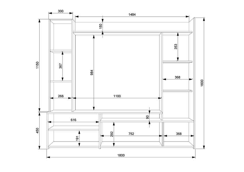 Вітальня 65 FlashNika Mebel