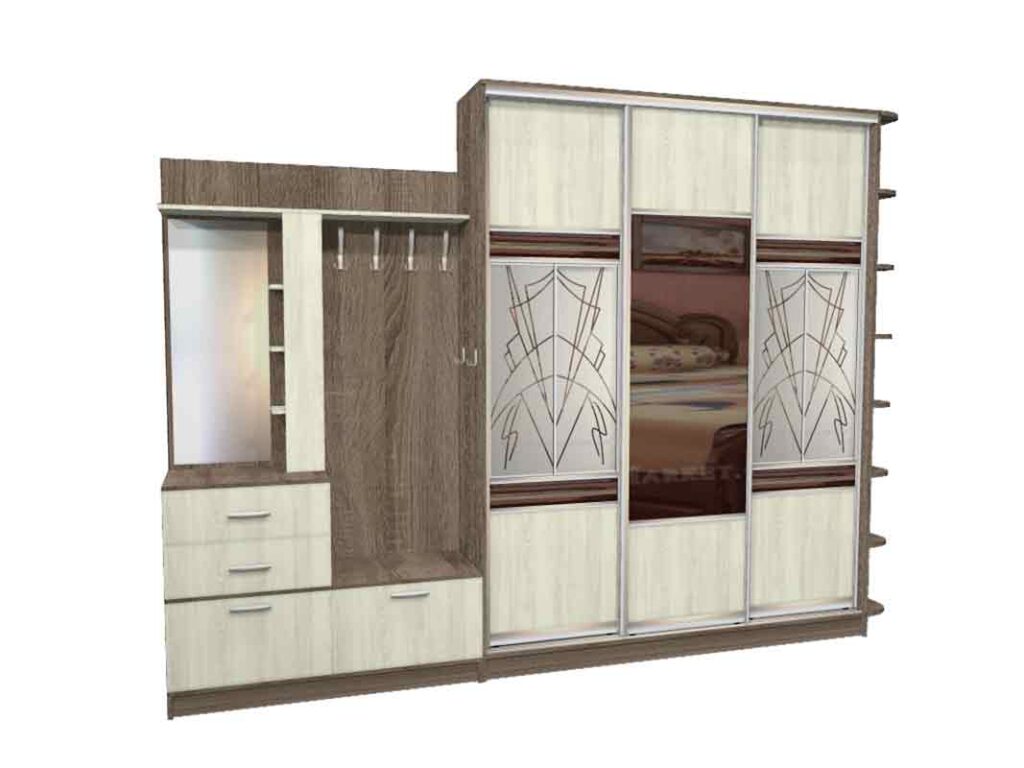 Передпокій з шафою купе 3200 х 2400 х 4500